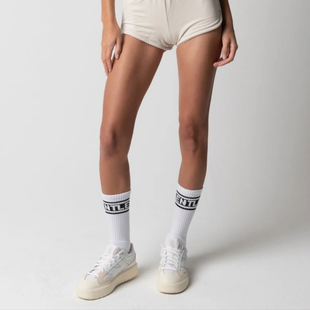 TALENTLESS UNISEX LOGO STRIPE SOCK